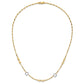 Two-tone Polished Star Necklace - WBC