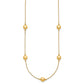 Polished Beads 5-Station Necklace Plus Extender - WBC