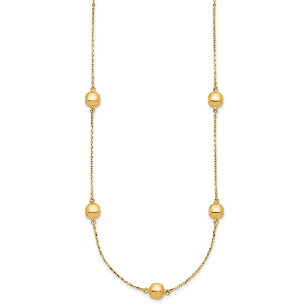 Polished Beads 5-Station Necklace Plus Extender - WBC