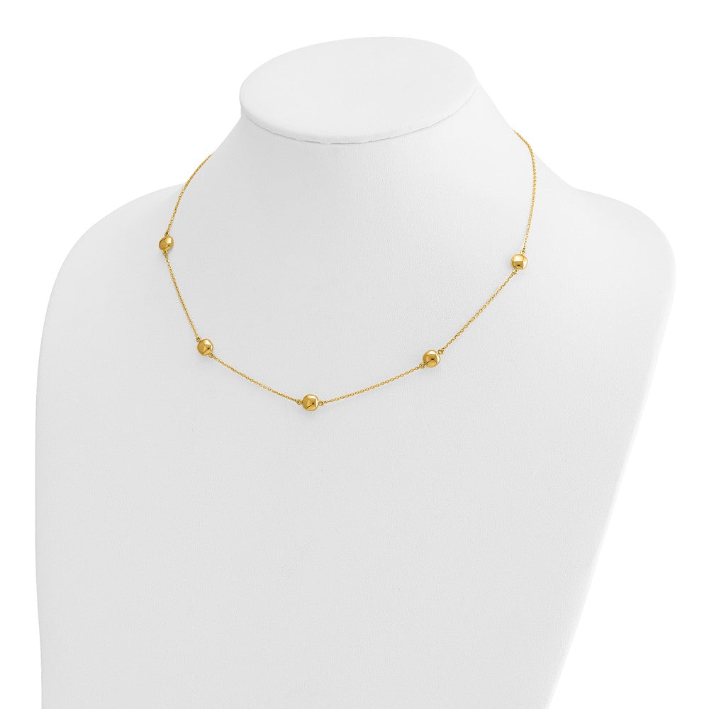 Polished Beads 5-Station Necklace Plus Extender - WBC