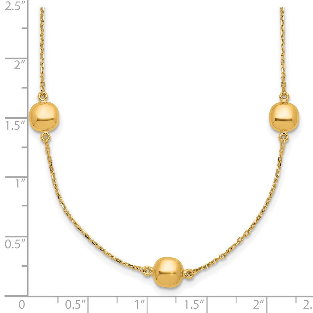Polished Beads 5-Station Necklace Plus Extender - WBC