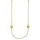 Brushed and Polished 8 Station Fancy 36in Necklace - WBC