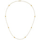 Brushed and Polished 8 Station Fancy 36in Necklace - WBC