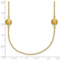 Brushed and Polished 8 Station Fancy 36in Necklace - WBC