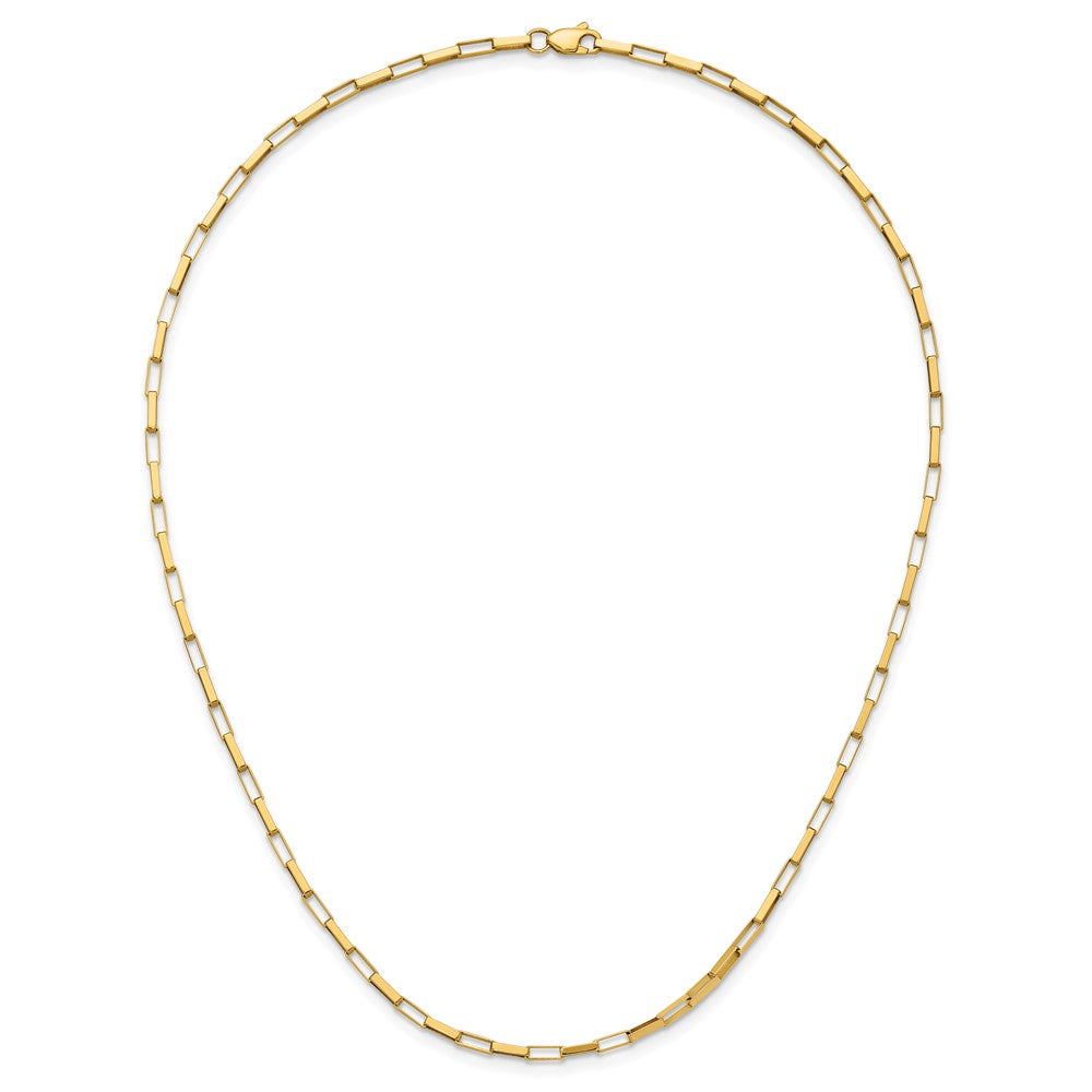 Polished Fancy Box Links 17in Necklace - WBC