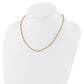 Two-tone Polished Fancy Beaded 7-Station Necklace - WBC