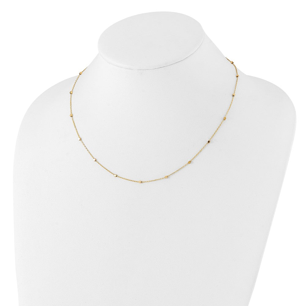 Polished Cube Stations Necklace Plus Extender - WBC