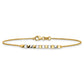 Two-tone Square Beaded Bracelet - WBC