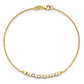 Two-tone Square Beaded Bracelet - WBC