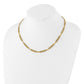 Polished Multi-Strand Diamond-cut Rope and Beaded Necklace - WBC
