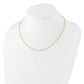 Polished and Diamond-cut Beaded Necklace Plus Extender - WBC