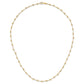 Polished and Diamond-cut Beaded Necklace Plus Extender - WBC