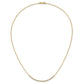 Two-tone Diamond-cut Beaded Necklace - WBC