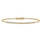 Two-tone Diamond-cut Beaded Bracelet - WBC