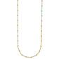 Polished and Diamond-cut Beaded Station Necklace - WBC