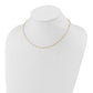 Polished and Diamond-cut Beaded Station Necklace - WBC