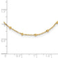 Polished and Diamond-cut Beaded Station Necklace - WBC