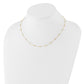 Polished Cube Bead Station Necklace - WBC