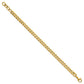 Polished Flat Curb Chain Bracelet Plus Extender - WBC