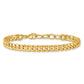 Polished Flat Curb Chain Bracelet Plus Extender - WBC