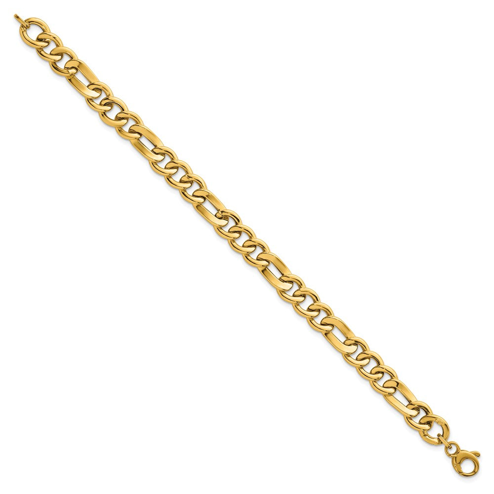 Polished Fancy Figaro Link Bracelet - WBC