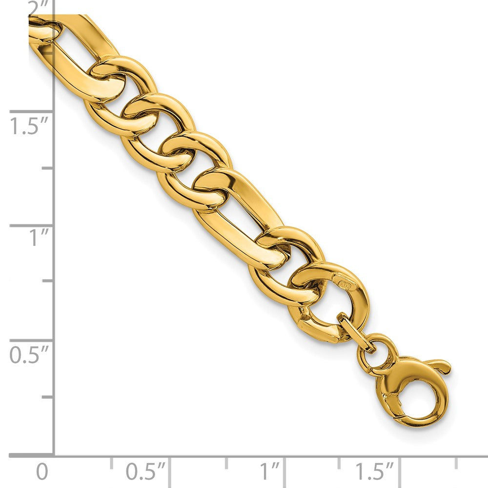 Polished Fancy Figaro Link Bracelet - WBC