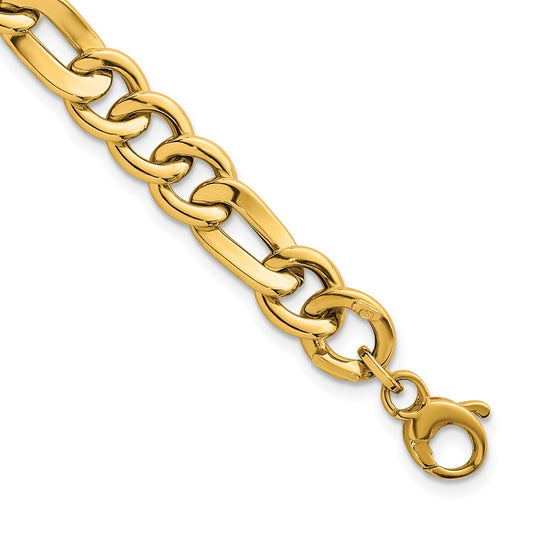 Polished Fancy Figaro Link Bracelet - WBC