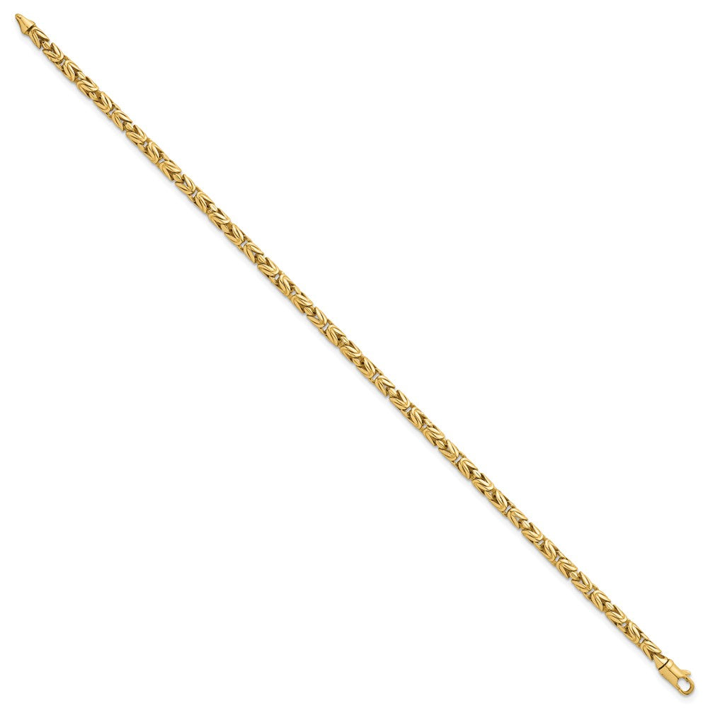 Polished Rounded Byzantine Link Bracelet - WBC