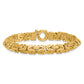 Polished Knife Edge Byzantine Link Bracelet - WBC