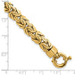 Polished Knife Edge Byzantine Link Bracelet - WBC