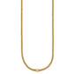 Polished and Textured Twisted with Bead Necklace - WBC