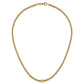 Polished and Textured Twisted with Bead Necklace - WBC