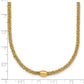 Polished and Textured Twisted with Bead Necklace - WBC