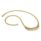 Polished and Textured Double Strand Multi Dangle Necklace - WBC