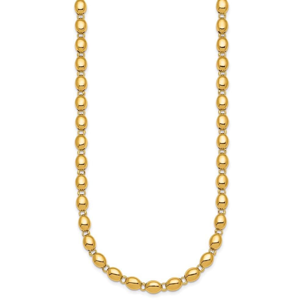 Polished Round Fancy Beaded Necklace - WBC