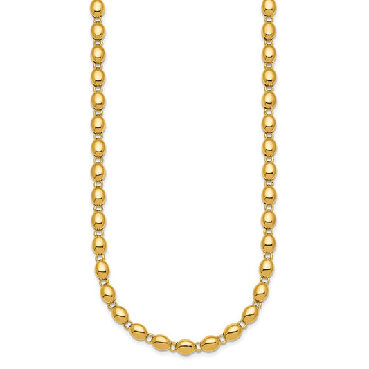 Polished Round Fancy Beaded Necklace - WBC