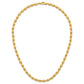 Polished Round Fancy Beaded Necklace - WBC