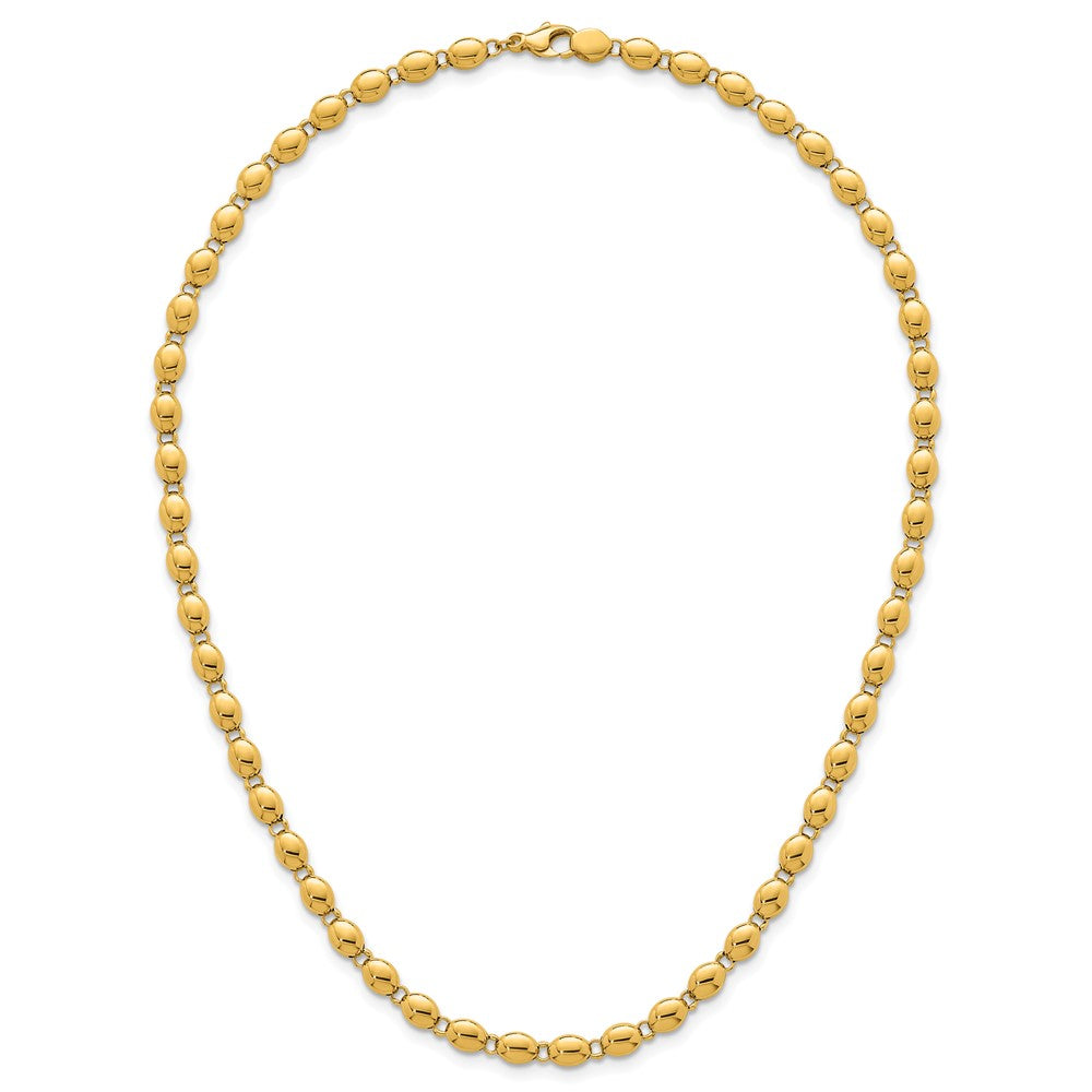 Polished Round Fancy Beaded Necklace - WBC