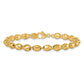 Polished Round Fancy Beaded Bracelet - WBC
