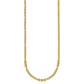 Polished Fancy Beaded and Cable Link Necklace - WBC