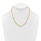 Polished Fancy Beaded and Cable Link Necklace - WBC