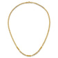 Polished Fancy Beaded and Cable Link Necklace - WBC