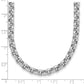 Polished Fancy Rolo Link Necklace - WBC