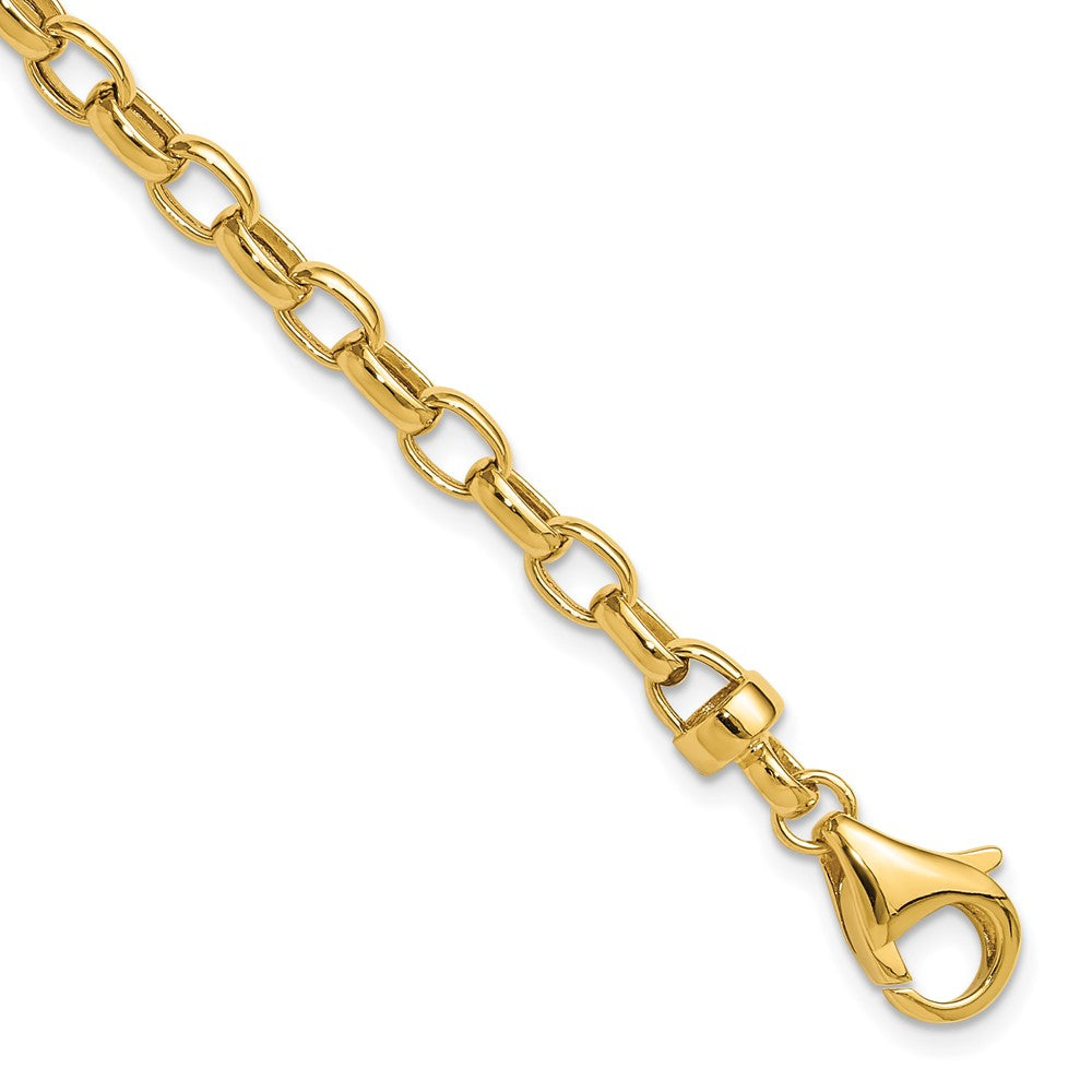 Polished Fancy Oval Link Bracelet - WBC