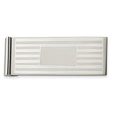 Chisel Stainless Steel Brushed and Polished Money Clip