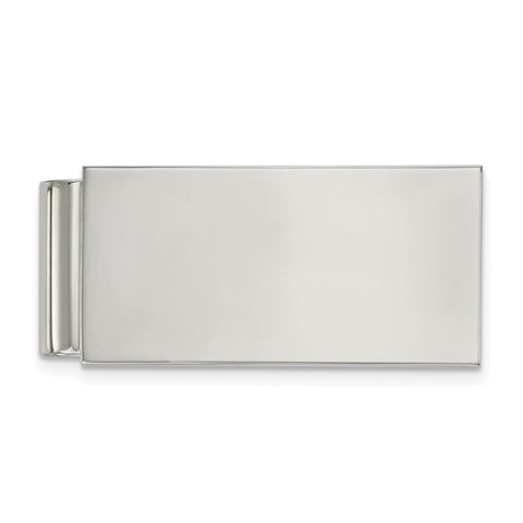 Chisel Stainless Steel Polished Money Clip
