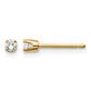 10ct I2 K-L Diamond Stud Push-on Post Earrings - WBC