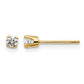 15ct I2 K-L Diamond Stud Push-on Post Earrings - WBC