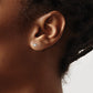 14kw .15ct I2 K-L Diamond Stud Push-on Post Earrings - WBC