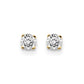 14ky .20ct. I2 K-L Diamond Stud Push-on Post Earrings - WBC